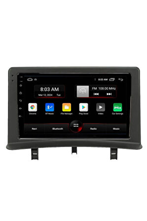 Araç Multimedya Cihazı - 2 32 / Ips 9 Inch Ekran - Navigasyon - Carplay - Renault Clio 3 - Vsr