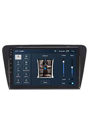 Araç Multimedya Cihazı - 2 32 / Ips 10 Inch Ekran - Navigasyon - Carplay - Skoda Octavia 13-19 -vsr