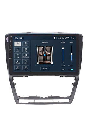 Araç Multimedya Cihazı - 2 32 / Qled 10 Inch Ekran - Navigasyon - Carplay - Skoda Yeti 10-16 -vsr