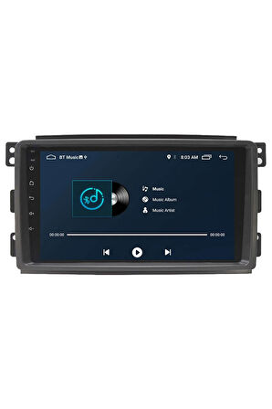 Araç Multimedya Cihazı - 2 32 / Ips 9 Inch Ekran - Navigasyon - Carplay - Fortwo Forfour - Vsr