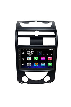 Araç Multimedya Cihazı - 2 32 /ıps 9 Inch Ekran - Navigasyon -carplay - Ssangyong Rexto 06-12 Uyumlu