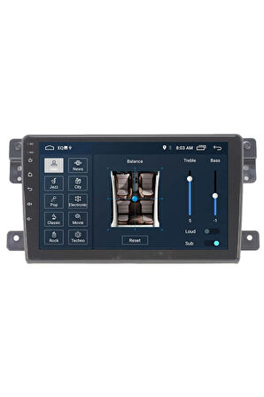 Araç Multimedya Cihazı - 2 32 / Ips 9 Inch Ekran - Navigasyon - Carplay - Grand Vitara 06-12 Uyumlu