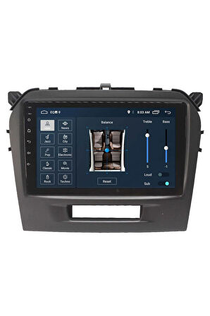 Araç Multimedya Cihazı - 2 32 / Ips 9 Inch Ekran - Navigasyon - Carplay - Suzuki Vitara 16-20 Uyumlu