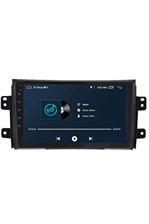 Araç Multimedya Cihazı - 2 32 / Ips 9 Inch Ekran - Navigasyon - Carplay - Suzuki Sx4 05-13 - Vsr