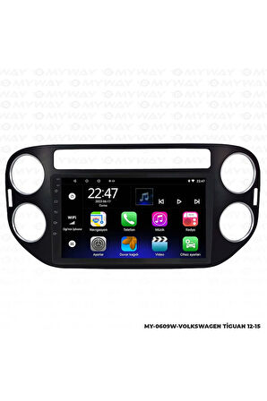 Araç Multimedya Cihazı - 2 32 /ıps 9 Inch Ekran -navigasyon - Carplay - Volkswagen Tiguan 12-15-vsr