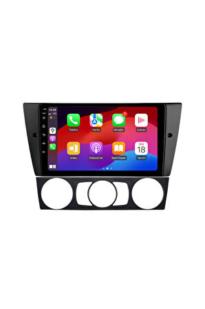 BMW E90 - Araç Multimedya Ekran - 2GB 32GB - S - Black - 2005 - 2011 - 9 Inch - HIGH SOUND - VSR