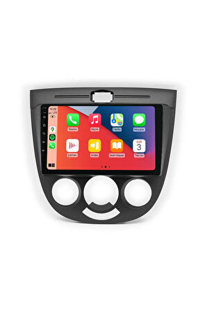 Chevrolet Lacetti - Araç Multimedya Ekran Uyumlu 2GB 32GB - Analog - Black - 2004 - 2013 - 9 Inch