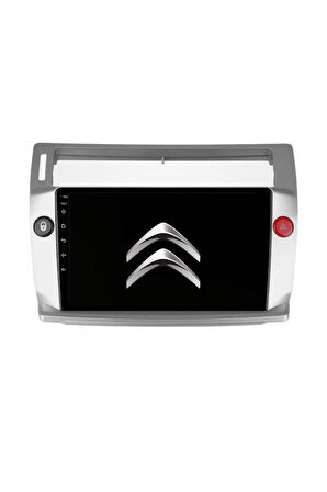 Citroën C4 Ser. - Araç Multimedya Ekran - 2GB 32GB - Old - Silver - 2005 - 2011 - 9 Inch - HIGH SOUN