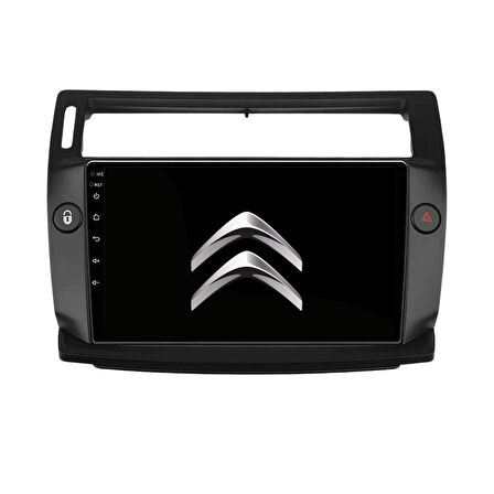 Citroën C4 Ser. - Araç Multimedya Ekran - 4GB 64GB - Old - Black - 2005 - 2011 - 9 Inch - MYWAY - RED
