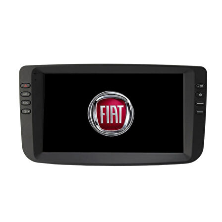 Fiat Linea - Araç Multimedya Ekran - 4GB 64GB - S - Black - 2012 - 2015 - 9 Inch - MYWAY - RED