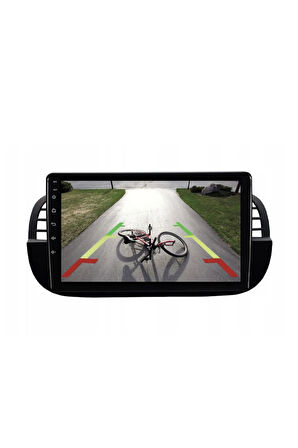 Fiat 500 Uyumlu - Araç Multimedya Ekran - 2GB 32GB - S - Black - 2008 - 2015 - 9 Inch - HIGH SOUND