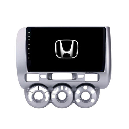 Honda Jazz - Araç Multimedya Ekran - 4GB 64GB - Analog - Silver - 2002 - 2008 - 9 Inch - MYWAY - RED