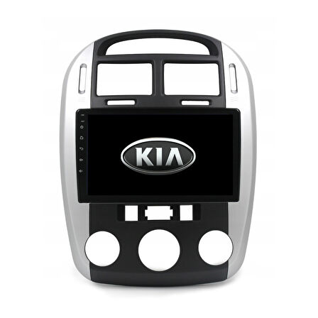 Kia Cerato - Araç Multimedya Ekran - 4GB 64GB - Analog - BLACK/SİLVER - 2006 - 2008 - 9 Inch - MYWAY - RED