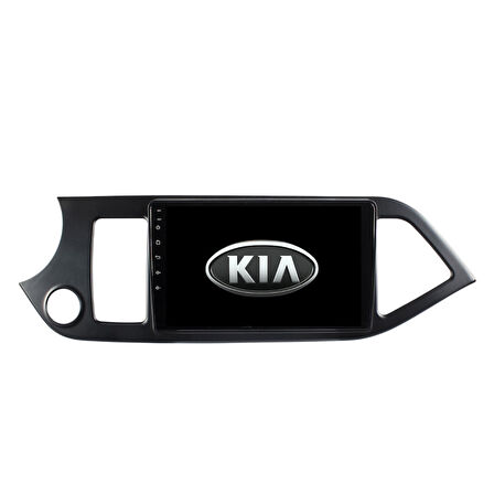 Kia Picanto - Araç Multimedya Ekran - 4GB 64GB - S - Black - 2011 - 2016 - 9 Inch - MYWAY - RED