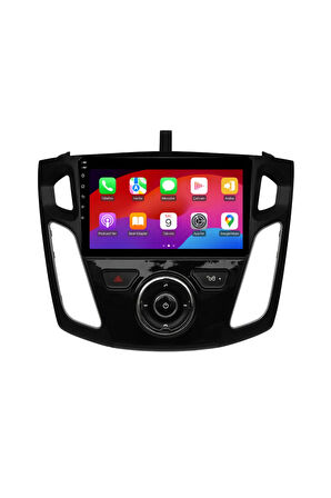Ford Focus 3 - 4 Uyumlu- Araç Multimedya Ekran - 2GB 32GB - Tuşsuz - Black - 2011 - 2019 - 9 Inch