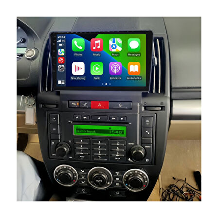 Land Rover Freelander 2 - Araç Multimedya Ekran - 4GB 64GB - S - Black - 2007 - 2012 - 9 Inch - MYWAY - RED