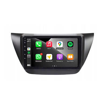 Mitsubishi Lancer - Araç Multimedya Ekran - 4GB 64GB - S - Black - 2004 - 2008 - 9 Inch - MYWAY - RED