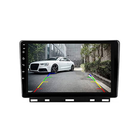 Renault Clio 5 - Araç Multimedya Ekran - 4GB 64GB - S - BLACK/SİLVER - 2020 - 2023 - 9 Inch - MYWAY - RED