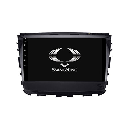 Ssangyong Rexton - Araç Multimedya Ekran - 4GB 64GB - S - Piano Black - 2015 - 2020 - 9 Inch - MYWAY - RED