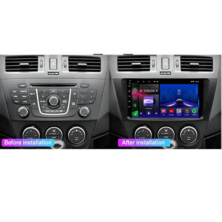 Mazda Mazda 5 - Araç Multimedya Ekran - 4GB 64GB - S - Black - 2012 - 2013 - 9 Inch - MYWAY