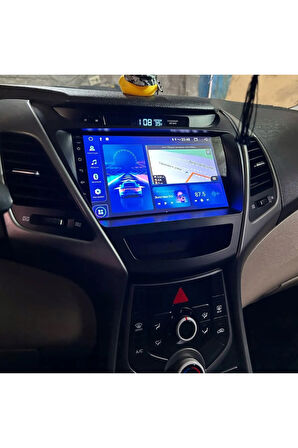 Hyundai Elantra - Araç Multimedya Ekran - 2GB 32GB - S - Black - 2014 - 2015 - 9 Inch - HIGH SOUND -