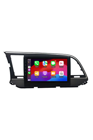 Hyundai Elantra -Araç Multimedya Ekran - 2GB 32GB - S - Black - 2016 - 2018 - 9 Inch - HIGH SOUND -