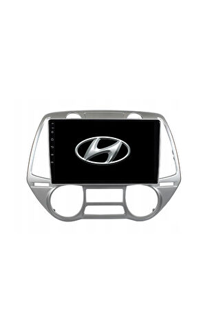 Hyundai i20 - Araç Multimedya Ekran - 2GB 32GB - Yuvarlak Dijital - Silver - 2008 - 2012 - 9 Inch -