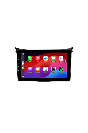 Hyundai i30 - Araç Multimedya Ekran - 2GB 32GB - S - Black - 2012 - 2017 - 9 Inch - HIGH SOUND - VSR