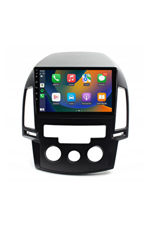 Hyundai i30 Analog - Araç Multimedya Ekran - 2GB 32GB - Old - Black - 2008 - 2011 - 9 Inch - HIGH SO