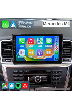 Mercedes Benz Ml - Araç Multimedya Ekran - 2GB 32GB - S - BLACK/SİLVER - 2012 - 2015 - 9 Inch - HIGH