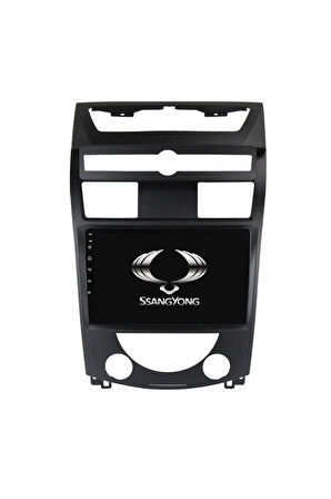 Ssangyong Rexton - Araç Multimedya Ekran - 2GB 32GB - S - Black - 2008 - 2013 - 9 Inch - HIGH SOUND