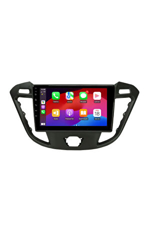 Ford Transit Custom - Araç Multimedya Ekran - 2GB 32GB - S - Black - 2012 - 2017 - 9 Inch - HIGH SOU