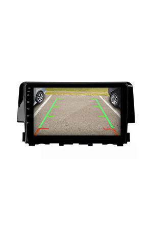 Honda Civic Fc5 - Araç Multimedya Ekran - 2GB 32GB - S - Piano Black - 2016 - 2020 - 9 Inch - HIGH S