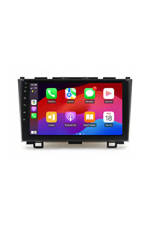 Honda Crv - Araç Multimedya Ekran - 2GB 32GB - S - Black - 2007 - 2012 - 9 Inch - HIGH SOUND - VSR