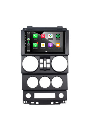 Jeep Wrangler - Araç Multimedya Ekran - 2GB 32GB - S - Black - 2007 - 2010 - 9 Inch - HIGH SOUND - V