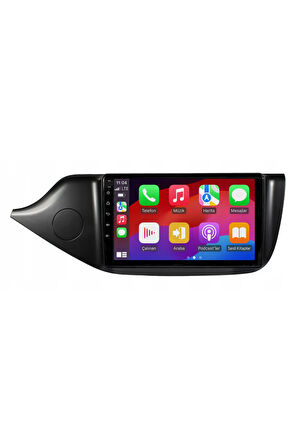 Kia Ceed - Araç Multimedya Ekran - 2GB 32GB - S - Black - 2012 - 2019 - 9 Inch - HIGH SOUND - VSR