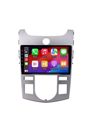 Kia Cerato - Araç Multimedya Ekran - 2GB 32GB - Dijital - Silver - 2008 - 2012 - 9 Inch - HIGH SOUND