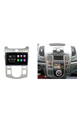 Kia Cerato - Araç Multimedya Ekran - 2GB 32GB - Dijital - Silver - 2008 - 2012 - 9 Inch - HIGH SOUND