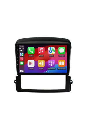 Kia Sorento - Araç Multimedya Ekran - 2GB 32GB - S - Black - 2006 - 2010 - 9 Inch - HIGH SOUND - VSR