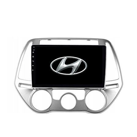 Hyundai i20 - Araç Multimedya Ekran - 4GB 64GB - Düz Analog - Silver - 2013 - 2014 - 9 Inch - MYWAY