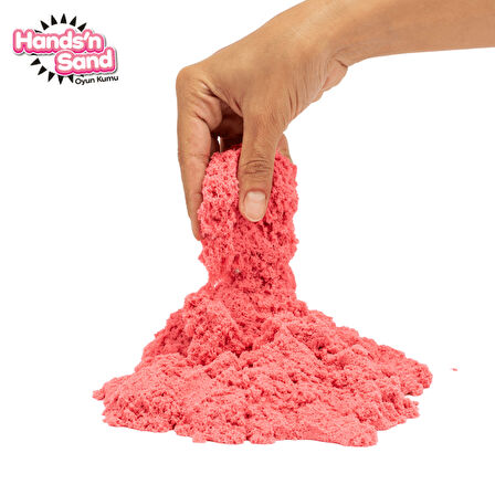 Playever Hands'n Sand Doğal Kinetik Oyun Kumu 500gr - Pembe