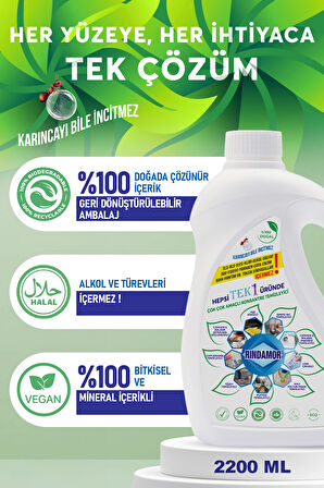 % 100 DOĞAL BİTKİSEL ÇOK ÇOK AMAÇLI KONSANTRE TEMİZLEYİCİ- ORGANİK PORTAKAL YAĞLI