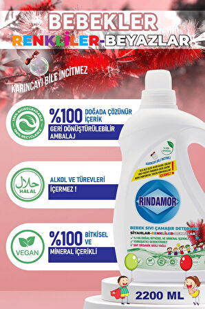 % 100 DOĞAL BİTKİSEL BEBEK SIVI ÇAMAŞIR DETERJANI ORGANİK NİOLİ YAĞLI-KENDİNDEN YUMUŞATICILI