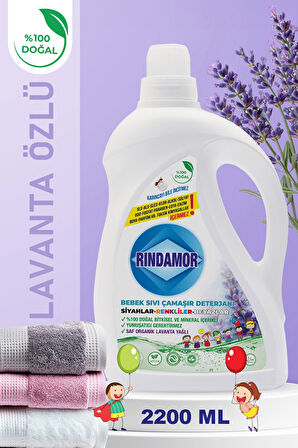 % 100 DOĞAL BİTKİSEL BEBEK SIVI ÇAMAŞIR DETERJANI ORGANİK LAVANTA YAĞLI-KENDİNDEN YUMUŞATICILI