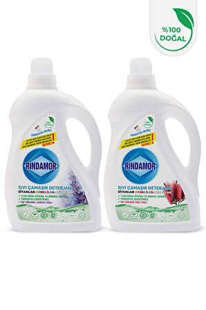 2’Lİ SIVI ÇAMAŞIR DETERJANI- SİYAHLAR RENKLİLER BEYAZLAR-LAVANTA VE NİOLİ-KENDİNDEN YUMUŞATICILI