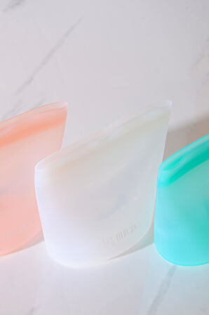 Mood Hava Sızdırmaz Kilitli Silikon Saklama Torbası 250 ml | Şeffaf