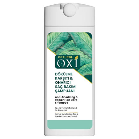 OXİ NATURAL DÖKÜLME KARŞITI NORMAL SAÇ ŞAMPUANI 300 ML.