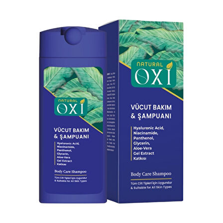 OXİ NATURAL VÜCUT BAKIM ŞAMPUANI 300 ML. (DUŞ JELİ)