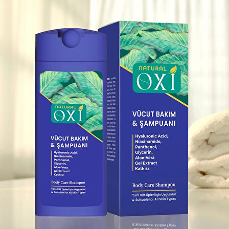 OXİ NATURAL VÜCUT BAKIM ŞAMPUANI 300 ML. (DUŞ JELİ)