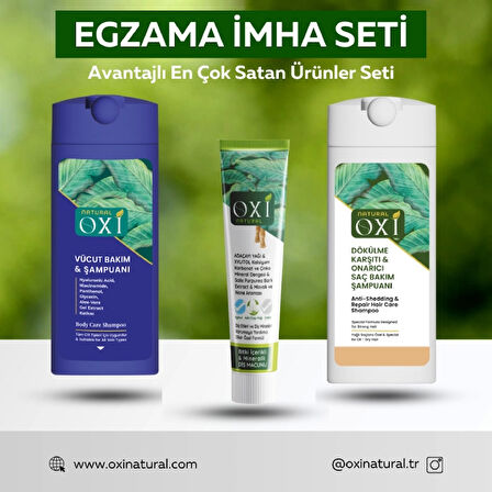 OXİ NATURAL EGZAMA İMHA SETİ (3 ÜRÜN)